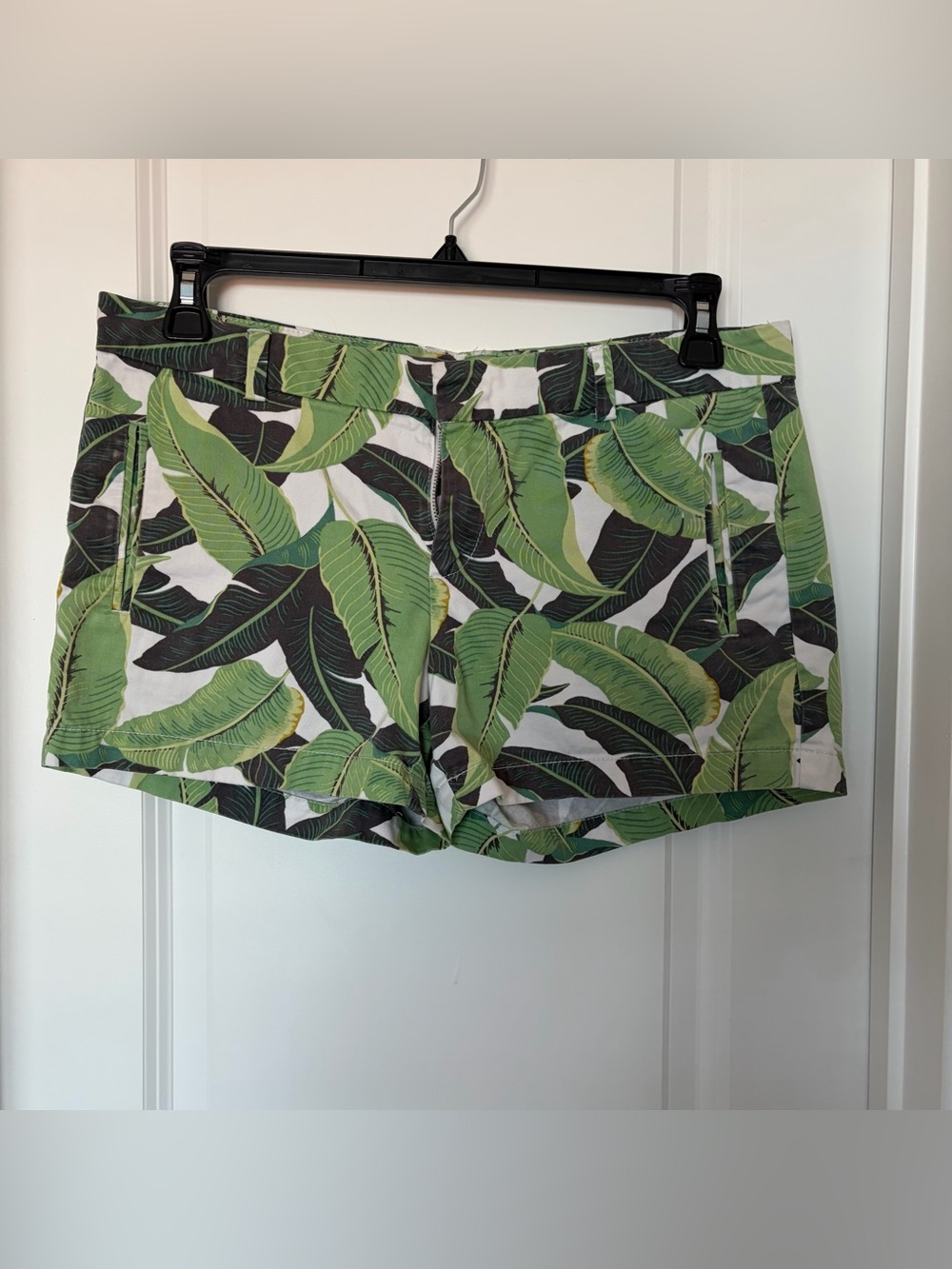 JCP- Green Tropical Leaf Waistband Skirt